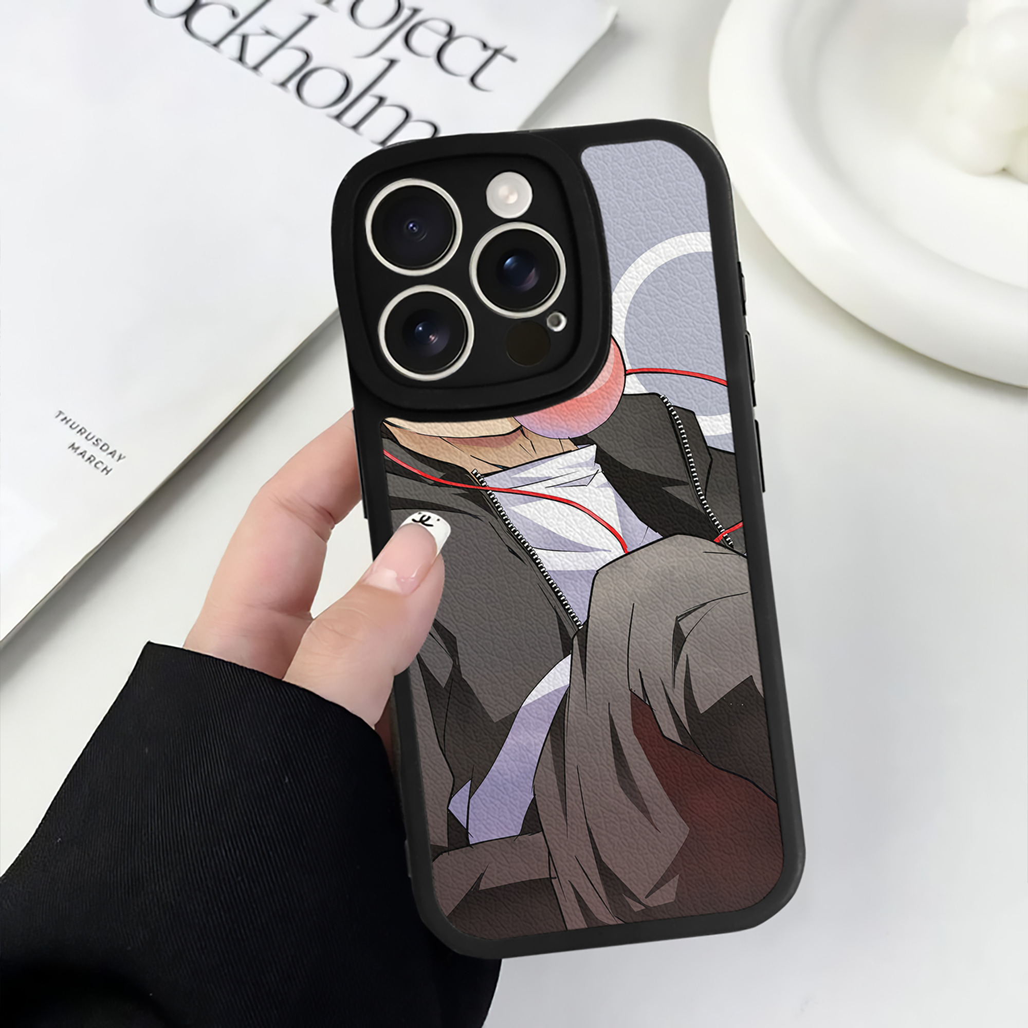 （画像用） SPY×FAMILY间谍家家酒 【iPhone 16シリーズ対応】シリコンスマホケース（レザー調） 材質：シリコン